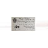 Bank of England White Five Pound Note, D