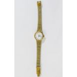 Raymond Weil 18ct Gold Plated Quartz Lad