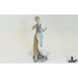 Lladro Porcelain Figure ' Girl with Duck