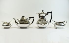 Silver Plated Walker and Hall Tea Set El