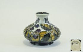 Moorcroft Onion Shaped Tubelined Squat V