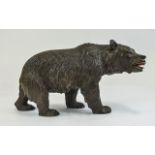 A Carved Black Forest Bear. 8.5 Inches I