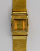 DKNY Watch. Large, chunky gold tone watc
