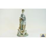 Lladro Porcelain Tall Figurine ' Country