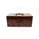 English - 18th Century Mahogany Document / Deed Lidded Box,