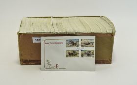Around 400 new and unused Isle of Man First day Covers - all 26th May 1976 with four Horse Trams