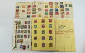 Nice selection of very old stamps in old approval books. Super condition and high catalogue value.
