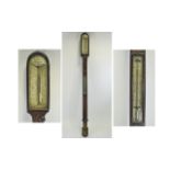 Victorian Rosewood Marine Stick Barometer by D. McGregor & Co., Glasgow & Greenock (fl.