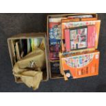 Two Boxes Containing A Quantity Of Stamp/Philatelic Books To Include Stanley Gibbons Stamps Of The