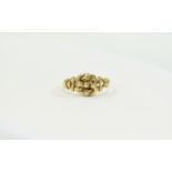 9ct Gold Celtic Knot Style Ring. Fully Hallmarked. Ring Size - P. Please See Photo. 2.9 grams.