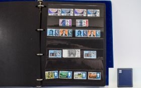 Early QE2 pre-deccimal stamps on Hagners in blue album.