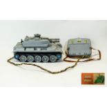 Vintage Russian Toy Remote Control Tank, original box,