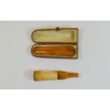 Amber and Meerschaum Cigar Holder.