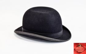 Bowler Hat By Dunn & Co Vintage bowler, size 6 7/8 with 'Best Roan Leather internal band.