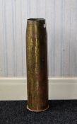 Military Interest Large 6½ Inch Brass Shell Casing,