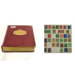 Wonderful old large Centurion stamp album filled with stamps from around the world.