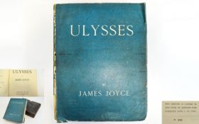 JOYCE, JAMES Ulysses. Paris: Published for The Egoist Press, London, by John Rodker, Paris, 1922.