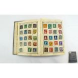 Fabulous little Lincoln stamp album full of early stamps from around the world. Could well be finds.