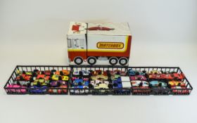 Matchbox and Corgi Juniors Vintage Collection of 36 Diecast Model Cars. c.1960's - 1980.