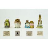 Beswick Beatrix Potter Figures ( 4 ) In Total. Comprises 1/ Fierce Bad Rabbit - 1st Version. BP 3B.