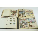 Stamp Albums Collection of four albums,