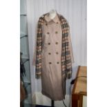 Burberry Original Full Length Trench Coat. With detachable Burberry lambswool scarf.