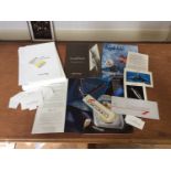 Concorde British Airways Interest Mixed Memorabilia Comprising Magazines, Menu, Boarding Pass,