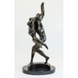 A Large and Impressive Bronze Figure of Male and Female Ballet Dancers In Performance,