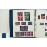 Great Britain Collecta 22 ring stamp album full of GB stamps from 1952 to 1971.