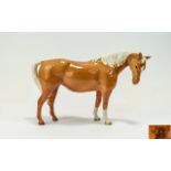 Beswick Horse Figure ' Mare 'Palomino - Head Down. Model 1812, Designer A. Gredington.