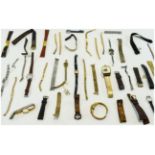 Quantity Of Watch Straps Mixed Lot To Include Leather, Metal, Expanding Etc.