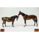 Beswick Horse Figures ( 2 ) In Total.