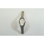 Ladies S/Steel Gem Set Ingersoll Bracelet Watch.