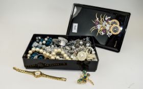 Collection of Costume Jewellery mainly necklaces,