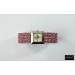 Ladies Swarovski Bracelet Watch Square d