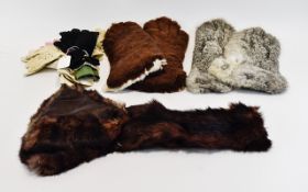 Collection Of Ladies Gloves and Tippet A