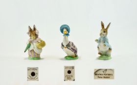Beswick Beatrix Potters Figures ( 3 ) In