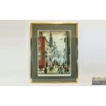 L.S. Lowry Unsigned Ltd Edition Coloured