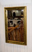 Gilt Framed Mirror Rectangular bevelled