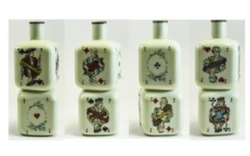 Carlton Ware Unusual Shaped Two Dice Vas