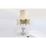 A Modern Elegant Cut Glass Table Lamp, S