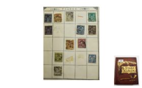 Lovely little Lincoln stamp album with m