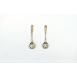 Pair of Silver Mustard Spoons.