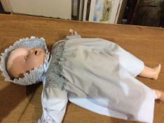 Early 20thC Composite Doll, unmarked hea