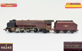 Hornby Dublo Precision Built - 2 Rail 2226 City of London Locomotive and British Railway Tender -