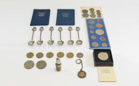 Mixed Lot Of Coins, Mostly Low Value To Include Two 1953 Year Coin Sets,