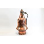 Large 19thC Ottoman Copper Ewer/Pitcher