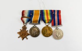World War I Set of Military Medals ( 4 ) In Total, Awarded to 2151 - Pte J. Southern Manchester Reg.