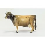 Beswick Farm Animal Figure ' Jersey Cow ' CH Newton Tinkle, Model No 1345. Designer A. Gredington.