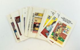Collection Of Reproduction Comic Assorted Post Cards